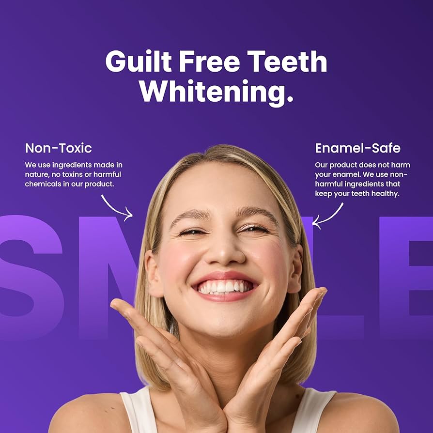 Purple Teeth Whitening Strips